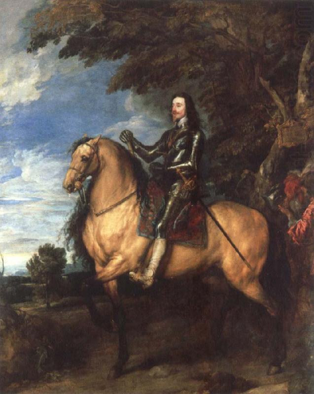 Anthony Van Dyck equestrian porrtait of charles l china oil painting image